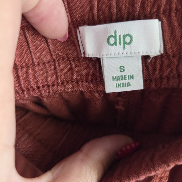 Dip Women's Rust Wide Leg Pants - Picture 6 of 6